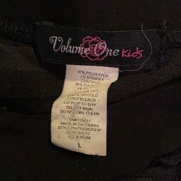 Girl’s Ruffle Sparkly Black Dress - Picture 5 of 5